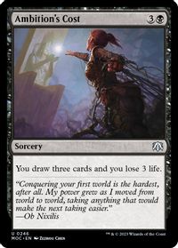 Ambition's Cost — Commander: March of the Machine