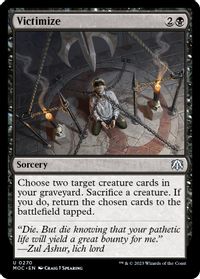 Victimize — Commander: March of the Machine