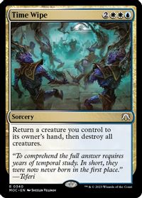 Time Wipe — Commander: March of the Machine