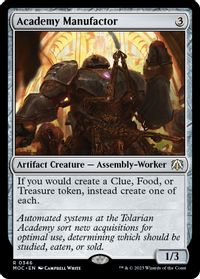 Academy Manufactor — Commander: March of the Machine