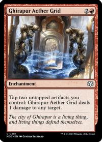 Ghirapur Aether Grid — Commander: March of the Machine
