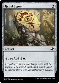 Gruul Signet — Commander: March of the Machine