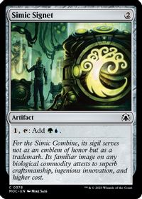 Simic Signet — Commander: March of the Machine