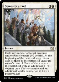 Semester's End — Commander: March of the Machine