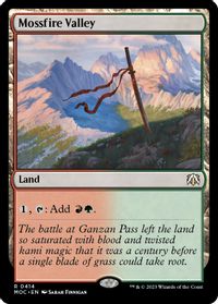 Mossfire Valley — Commander: March of the Machine