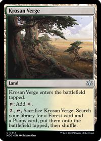 Krosan Verge — Commander: March of the Machine