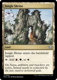 Jungle Shrine — Commander: March of the Machine