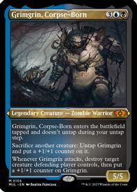Grimgrin, Corpse-Born (Foil Etched) — March of the Machine: Multiverse Legends