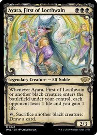 Ayara, First of Locthwain (Halo Foil) — March of the Machine: Multiverse Legends