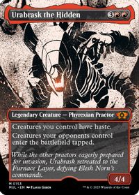 Urabrask the Hidden (Halo Foil) — March of the Machine: Multiverse Legends