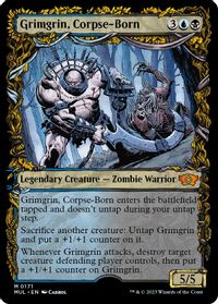 Grimgrin, Corpse-Born (Halo Foil) — March of the Machine: Multiverse Legends