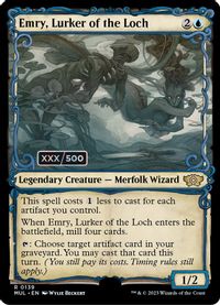 Emry, Lurker of the Loch (Serial Numbered) — March of the Machine: Multiverse Legends