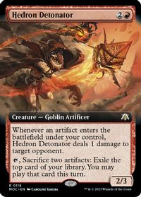 Hedron Detonator (Extended Art) — Commander: March of the Machine