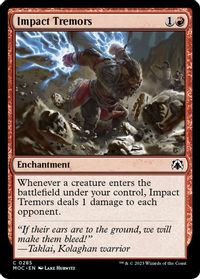 Impact Tremors — Commander: March of the Machine