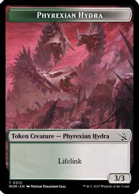 Phyrexian Hydra Token (0012) — March of the Machine