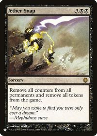 Aether Snap — The List Reprints