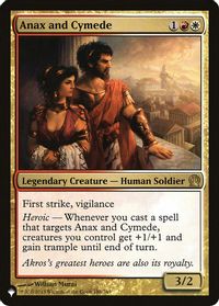 Anax and Cymede — The List Reprints