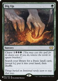 Dig Up — The List Reprints