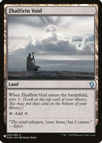 Zhalfirin Void — The List Reprints