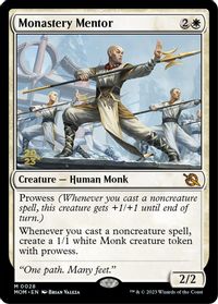 Monastery Mentor — Prerelease Cards