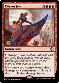 City on Fire — Prerelease Cards
