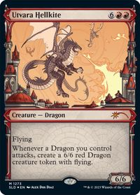Utvara Hellkite (Halo Foil) — Secret Lair Drop Series