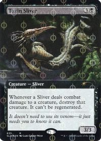 Toxin Sliver (Extended Art) (Step-and-Compleat Foil) — Secret Lair Drop Series