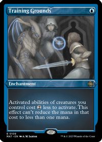 Training Grounds (Foil Etched) — March of the Machine: The Aftermath