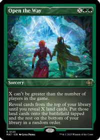 Open the Way (Foil Etched) — March of the Machine: The Aftermath