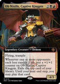 Ob Nixilis, Captive Kingpin (Extended Art) — March of the Machine: The Aftermath