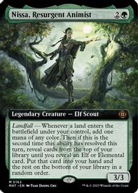 Nissa, Resurgent Animist (Extended Art) — March of the Machine: The Aftermath