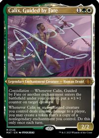 Calix, Guided by Fate (Foil Etched) — March of the Machine: The Aftermath