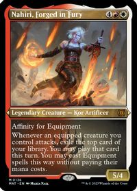 Nahiri, Forged in Fury (Foil Etched) — March of the Machine: The Aftermath