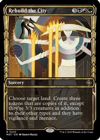Rebuild the City (Halo Foil) — March of the Machine: The Aftermath