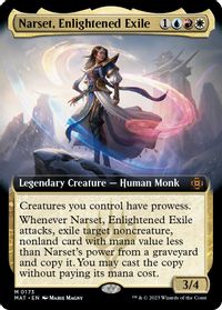 Narset, Enlightened Exile (Extended Art) — March of the Machine: The Aftermath