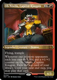 Ob Nixilis, Captive Kingpin (Foil Etched) — March of the Machine: The Aftermath