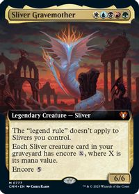 Sliver Gravemother (Extended Art) — Commander Masters