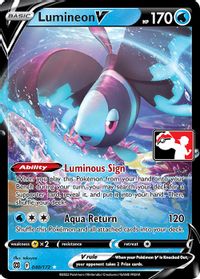 Lumineon V — Prize Pack Series Cards