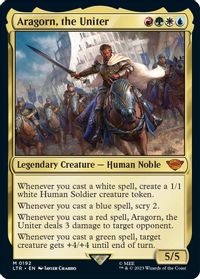 Aragorn, the Uniter — Universes Beyond: The Lord of the Rings: Tales of Middle-earth