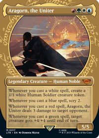 Aragorn, the Uniter (Showcase) — Universes Beyond: The Lord of the Rings: Tales of Middle-earth