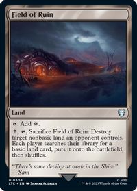 Field of Ruin — Commander: The Lord of the Rings: Tales of Middle-earth