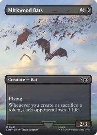 Mirkwood Bats (Borderless) — Universes Beyond: The Lord of the Rings: Tales of Middle-earth