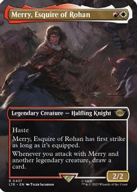 Merry, Esquire of Rohan (Borderless) — Universes Beyond: The Lord of the Rings: Tales of Middle-earth