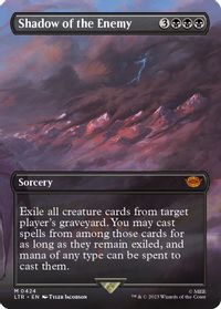 Shadow of the Enemy (Borderless) — Universes Beyond: The Lord of the Rings: Tales of Middle-earth