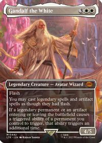 Gandalf the White (Borderless) — Universes Beyond: The Lord of the Rings: Tales of Middle-earth