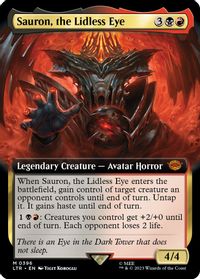 Sauron, the Lidless Eye (Extended Art) — Universes Beyond: The Lord of the Rings: Tales of Middle-earth