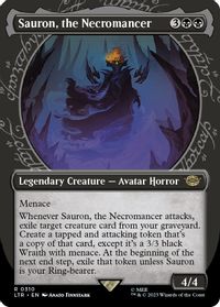 Sauron, the Necromancer (Showcase) — Universes Beyond: The Lord of the Rings: Tales of Middle-earth