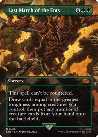 Last March of the Ents (Borderless) — Universes Beyond: The Lord of the Rings: Tales of Middle-earth