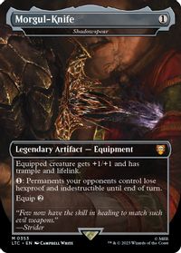 Morgul-Knife - Shadowspear (Borderless) — Commander: The Lord of the Rings: Tales of Middle-earth