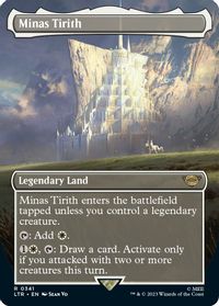 Minas Tirith (0341) (Borderless) — Universes Beyond: The Lord of the Rings: Tales of Middle-earth